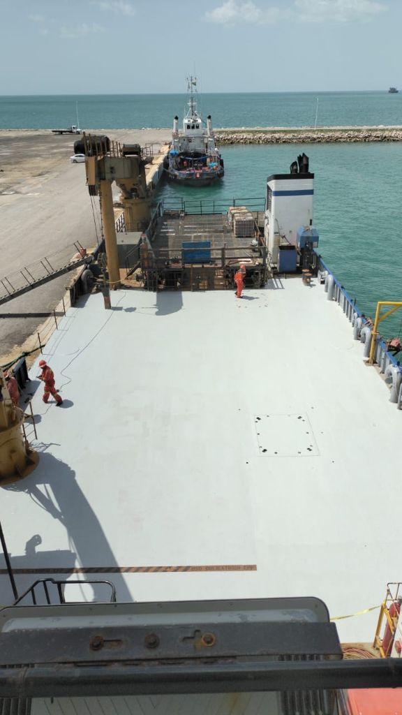 offshore vessel deck crane operations Mexico